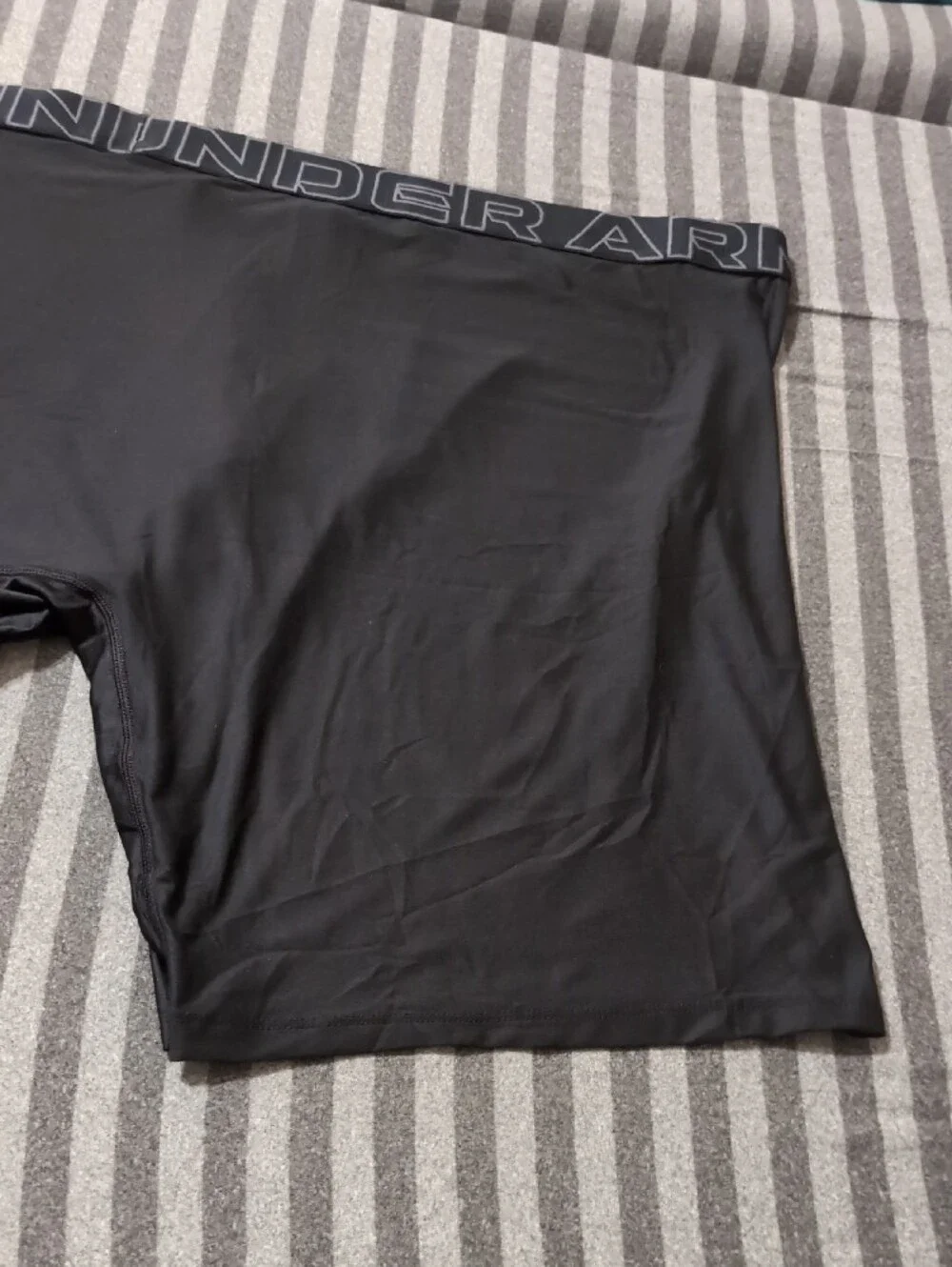 5xl Under Armour Black Men’s Performance Boxer Briefs with Branded Waistband